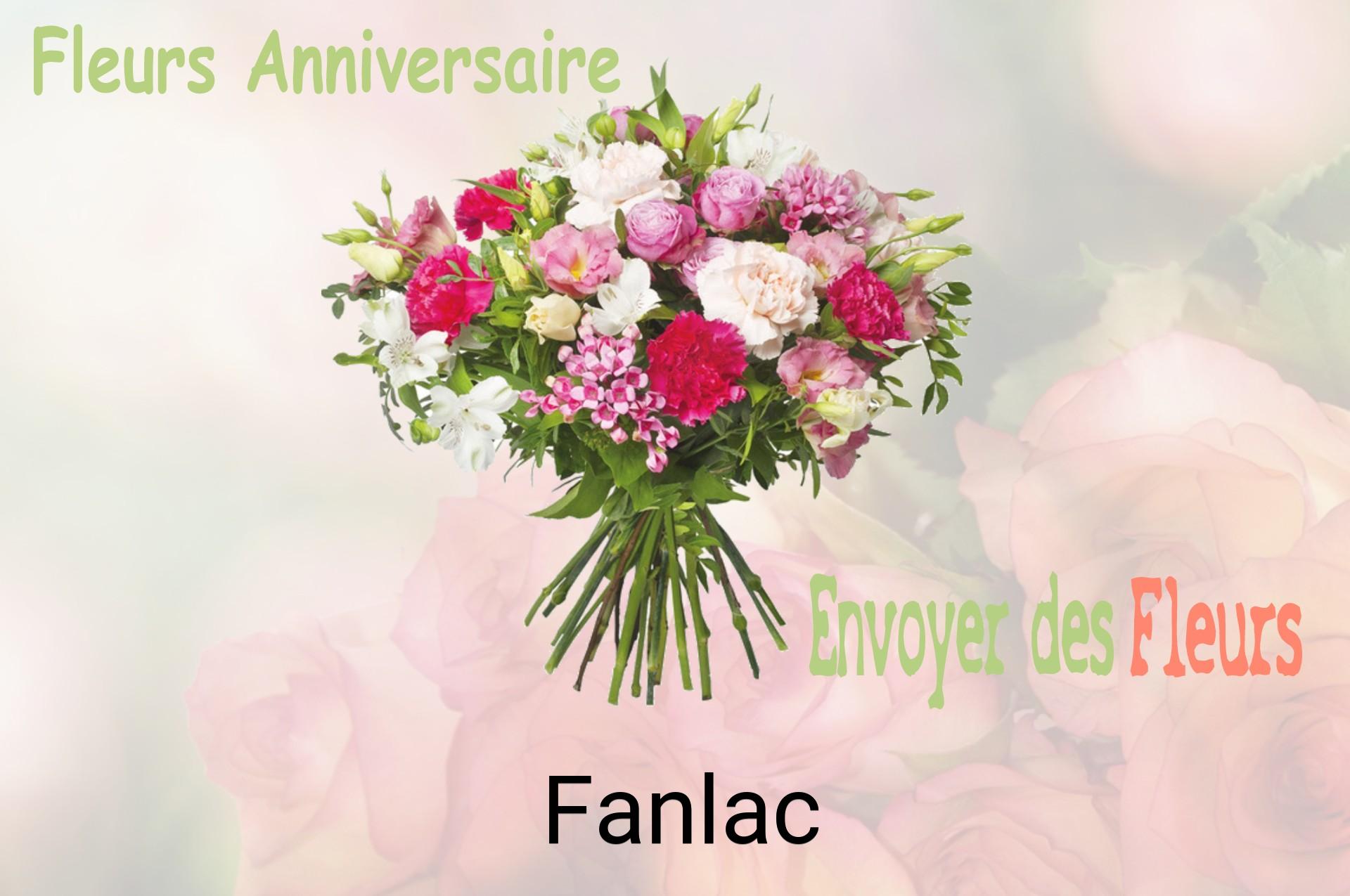 Bouquet de fleurs d’anniversaire livré à Fanlac